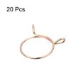 thumbnail image 3 of Unique Bargains Fuel Line Hose Clips, 20 Pack 50mm 65Mn Steel Single Wire Tubing Spring Clamps, 3 of 5