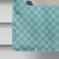thumbnail image 4 of Carolines Treasures BB8141CHF California White Rabbit Blue Check Canvas House Flag, 4 of 4