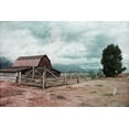 thumbnail image 2 of Villa, Milli 14x11 White Modern Wood Framed Museum Art Print Titled - Looking At Farm, 2 of 4
