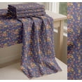 thumbnail image 6 of Soimoi Purple Cotton Cambric Fabric Leaves & Azalea Floral Fabric Prints By Yard 42 Inch Wide, 6 of 7