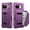Purple, variant on Case Designed for Google Pixel 8 Pro, Hybrid PU Leather + PC Protective Shockproof Drop Resistant Ultra Slim Wallet Phone Case Cover with Back Card Slot for Google Pixel 8 Pro, Purple