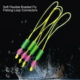 thumbnail image 1 of 10Pcs Fly Line Loop Connectors Anti-winding Wear-resistant Compact Size Good Tensile Strength Tear-proof Multipurpose Soft Flexible Braided Fly Fishing Loop Connectors Fishing Supplies, 1 of 7