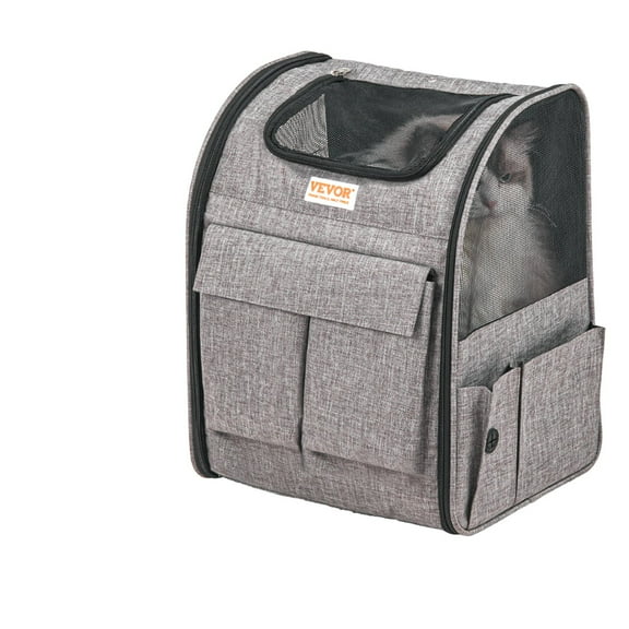 Rolling Pet Carrier Backpack with Removable Wheels for Under 18LBS, Large Soft Sided Wheeled Dog Carrier Cat Travel Carrier Airline Approved for Small Dogs and Medium Cats with Upgraded Wheels