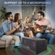 thumbnail image 3 of Máquina de karaoke RHM L268 con 4 micrófonos y luces RGB Bluetooth, 3 of 7