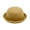 Khaki, variant on Nrmvnmi Classic Wool Round Bowler Hats - Trendy Derby Fedora Bucket Caps With Roll Up Brim Solid Color Fashionable Hats For Men Women (Multiple Colors)