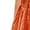 Orange, variant on Girls 2 Piece Dance Outfits Shiny Tops and Pants Set Cheer Outfit for Stage Performance Black 7-8