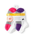 thumbnail image 2 of Wonder Nation Girls No-Show Socks, 10-Pack, Sizes S-L, 2 of 2