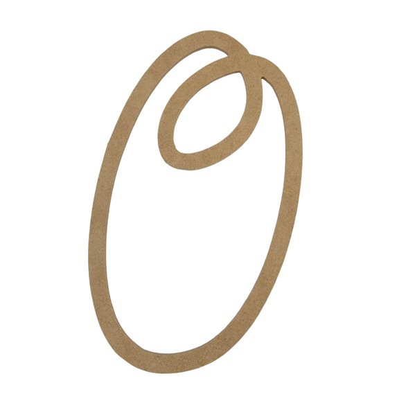 Wooden Letter Unfinished, Ariana Font, Craft Cutout