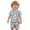 Blue-3, variant on WhouRiu Boys Casual Outfits Short Sleeve Button Up Shirts And Shorts Sets Baby Summer Beach Clothes