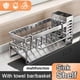 thumbnail image 2 of Sink Cleaning Tool Storage Rack Kitchen Multi-Function Drain Rack Sponge Cleaner Storage Rack Rag Rack, 2 of 5
