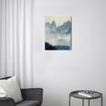 thumbnail image 3 of Inspirational Mountain Canvas 12x16 Inch Watercolor Forest Scene for Living Room & Bedroom Decor, 3 of 7