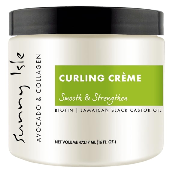 Sunny Isle Avocado and Collagen Curling Crème 16oz