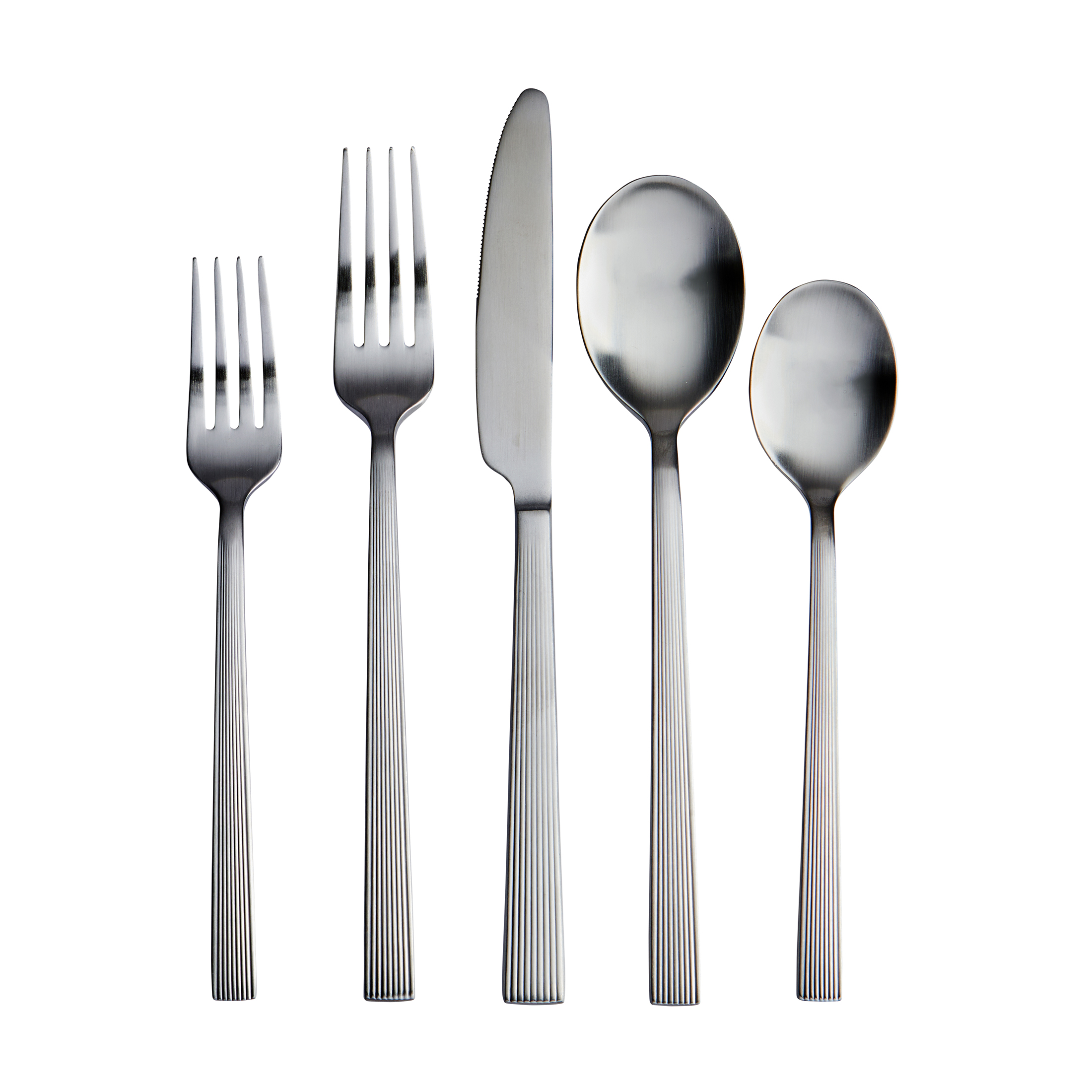 Better Homes & Gardens, River Satin 42-Piece Stainless Steel Flatware Set, Service for 8