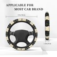 thumbnail image 5 of Naloa Owl with Mandala Elastic Steering Wheel Cover, Auto Steering Wheel Cover – 15 Inch , Comfortable Grip, Fit Suvs,Vans Cars,Trucks, 5 of 8