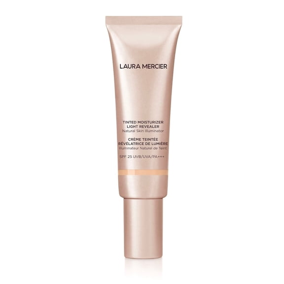 Laura Mercier Tinted Moisturizer Light Revealer Natural Skin Illuminator SPF 25, 0N1 Petal, 1.7 oz