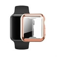 thumbnail image 2 of Sleektime Case for Apple Watch Series 3/2/1 38mm, Tempered Glass Screen Protector, High Definition Scratch Resistant Soft Cover for Apple Watch Accessories, Rosegold, 2 of 7