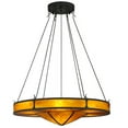 thumbnail image 2 of Meyda Tiffany 143370 Timber 8 Light 48" Wide Drum Chandelier - Coffee Bean, 2 of 7