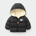 thumbnail image 2 of Girl's Cropped Puffer Coat, Adorable Solid Color Design with Secure Pockets, Comfortable Short Jacket for Boys & Girls Daily Wear.Dark Gray120, 2 of 3