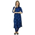 thumbnail image 2 of Bimba Womens Cotton Tunic custom Top Long Kurta Indian Ethnic Printed Blouse, 2 of 7