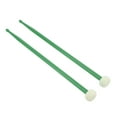 thumbnail image 3 of Drum Mallet Set, Felt Head Portable Even Percussion Drums Mallets Accessory  For Playing Green, 3 of 8