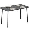 thumbnail image 1 of Outsunny 47" x 28" Outdoor Dining Table for 4, Patio Table, Grey, 1 of 10