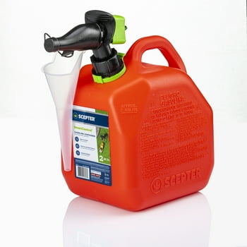 Scepter 2 Gallon SmartControl  Can with Funnel, FR1G203, Red Fuel Container