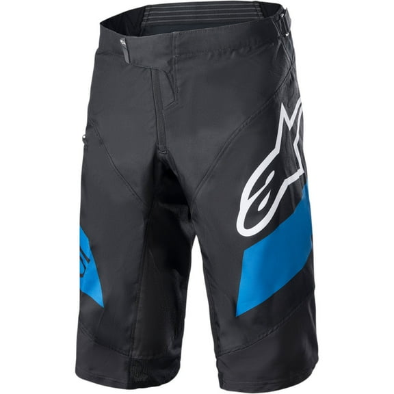 Alpinestars Racer Mens MTB Mountain Bike Shorts Black/Blue 36 USA