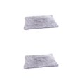 thumbnail image 2 of ZheElen Soft And Comfortable Fluffy Pet Blanket For Dogs And Cats Soft Warm Fluffy Pet Blanket Easy To Clean light grey L 2Set, 2 of 6