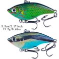 thumbnail image 4 of Lipless Crankbait, Rattle Trap Fishing Lures for Freshwater Saltwater, Lipless Crankbaits for Bass Fishing Lure Set for Bass Trout Walleye Redfish Pike, 5pcs with Box, 4 of 7