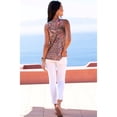 thumbnail image 3 of LASCANA Women's Sleeveless Keyhole Top Hardware, 3 of 5