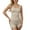 Coffee, variant on Women's Casual Suit Short Outfit with V-Neck and Lace Details Ideal for Everyday Wear and Attire Lightweight and Comfortable for Spring Summer Fall