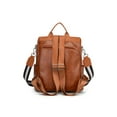 thumbnail image 6 of hirigin PU Leather Backpack 2022 Women Fashion Business Casual Style Large Capacity Waterproof Shoulder Daypack for Daily, 6 of 8
