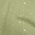 thumbnail image 1 of oneOone Cotton Poplin Olive Green Fabric Stripes Craft Projects Decor Fabric Printed By The Yard 56 Inch Wide, 1 of 4