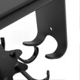 thumbnail image 3 of Crochets rotatifs en aluminium robustes pour ustensiles de cuisine, crochets pivotants pour suspension murale, noir, 3 of 4