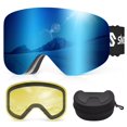 thumbnail image 1 of Gafas de esquí Snowalva sin marco para snowboard con lente magnética UV400, 1 of 7