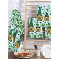 thumbnail image 2 of St. Patrick's Day Kitchen Dish Towels for Drying Dishes Set of 2, Gnomes Shamrock Clovers Blue Stripes Waffle Weave Microfiber Hand Tea Bathroom Towels Quick Dry & Absorbent Towel 15.7x23.6, 2 of 7