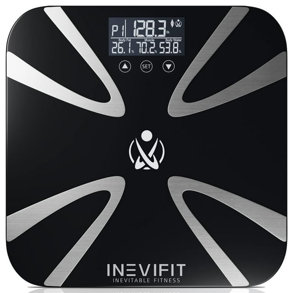 INEVIFIT Body-Analyzer Scale, Highly Accurate Digital Bathroom Body Composition Analyzer, Measures W
