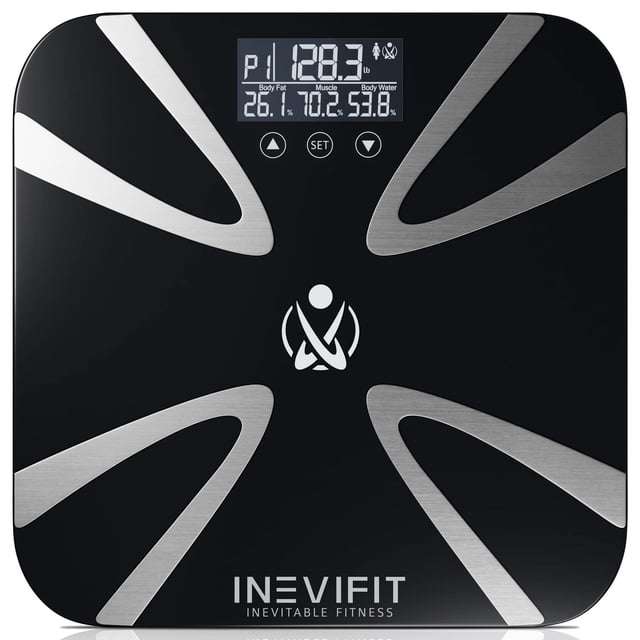 INEVIFIT Body-Analyzer Scale, Highly Accurate Digital Bathroom Body Composition Analyzer, Measures W