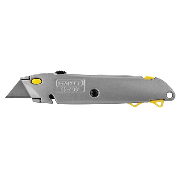 Stanley® 6-3/8" Quick Change Retractable Utility Knife (10-499W)