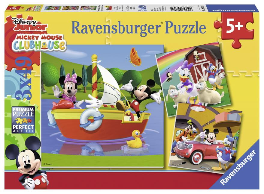 Disney Mickey and Minnie Everyone Loves Mickey 49Piece Puzzle, Set of 3