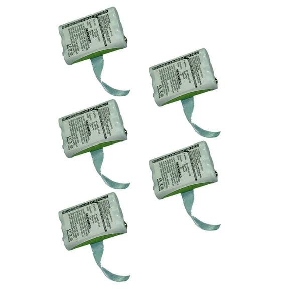 5pc Exell Cordless Phone Battery Fits and Compatible with AT&T GP70AAAH3BX