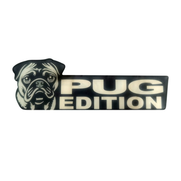 Dog Edition Car Badges Laser Cutting Car Vehicle Emblem,3D Car Badge Automotive Decals Stickers Funy Animal Decor Car Accessories Gifts for Car Truck Rv Boat Exterior Decoration