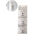 thumbnail image 3 of Jinsinto Sac de Rangement Mural Ours Mignon sur Porte Poches de Rangement Murales Porte Placard Sac de Rangement Suspendu Conteneur de Rangement, 3 of 4