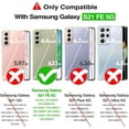 thumbnail image 2 of Case for Galaxy S21 FE 5G with Screen Protector Soft(2Pcs), Crystal Clear Shockproof Protective Phone Case, Hard PC Back Soft TPU Frame Slim Transparent Cover for Samsung Galaxy S21 FE, 2 of 14