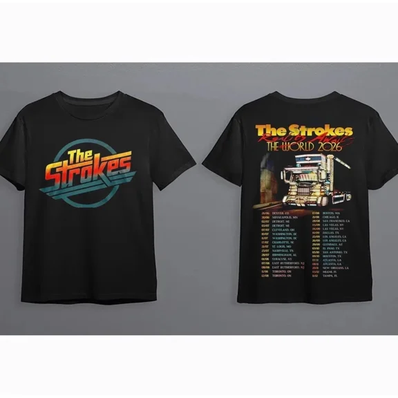 The Strokes Reality Awaits The World 2026 T-shirt