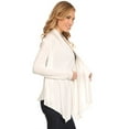 thumbnail image 4 of Women's Casual Long Sleeve Drape Front Open Jacket Cardigan, 4 of 6
