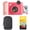 Fuchsia, variant on Kodak Smile+ 10MP Digital Instant Print Camera, Zink Photo Paper & Case Starter Bundle - White