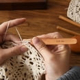 thumbnail image 3 of 9 Pieces Bent Latch Hook Crochet Needle Set Latch Hook Dreadlocks Tool Crochet Needle Hair Locking Tool for Braid Hair Carpet Making, 3 of 7