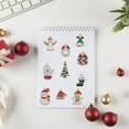 thumbnail image 3 of XUFLVPSEF Mini Resin Christmas Ornaments Tiny Christmas Tree Decorations Set Comes with String Small Christmas Hanging Ornament for Christmas Tree Decorations, 3 of 5
