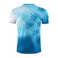 thumbnail image 5 of inlzdz Soccer Uniforms for Kids Boys Football Jersey Shirts V Neck Practice T Shirt Sport Athletic Sky Blue M, 5 of 7